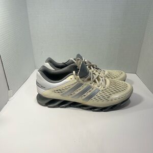 Adidas White and Cream Sneakers